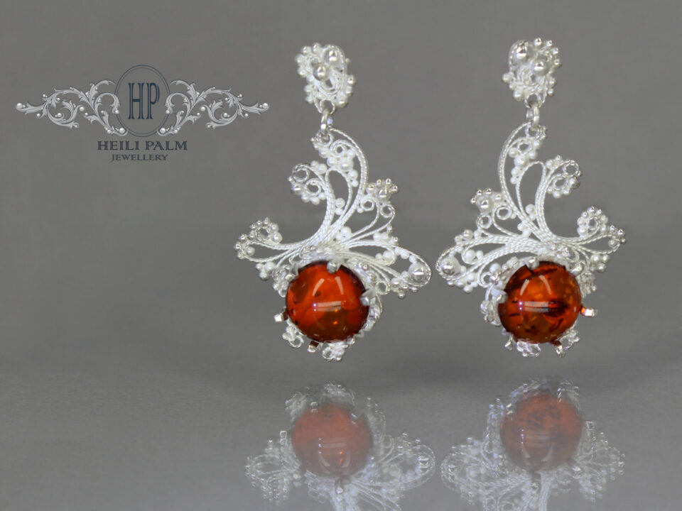 Glacies Filigra - Filigraan kõrvarõngad tiftiga