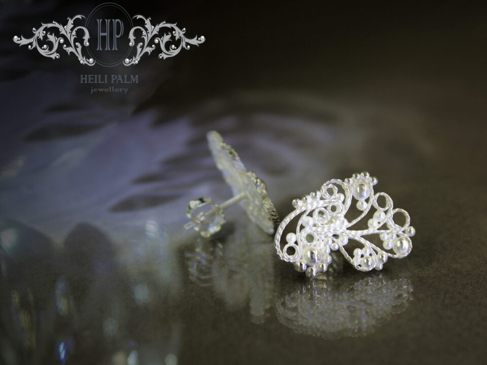 Glacies Filigra - Väikesed Filigraan kõrvarõngad tiftiga